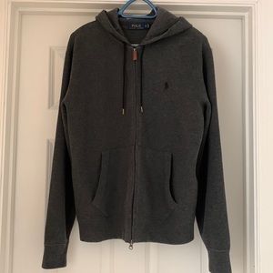 Polo by Ralph Lauren Men’s full zip grey sweatshirt